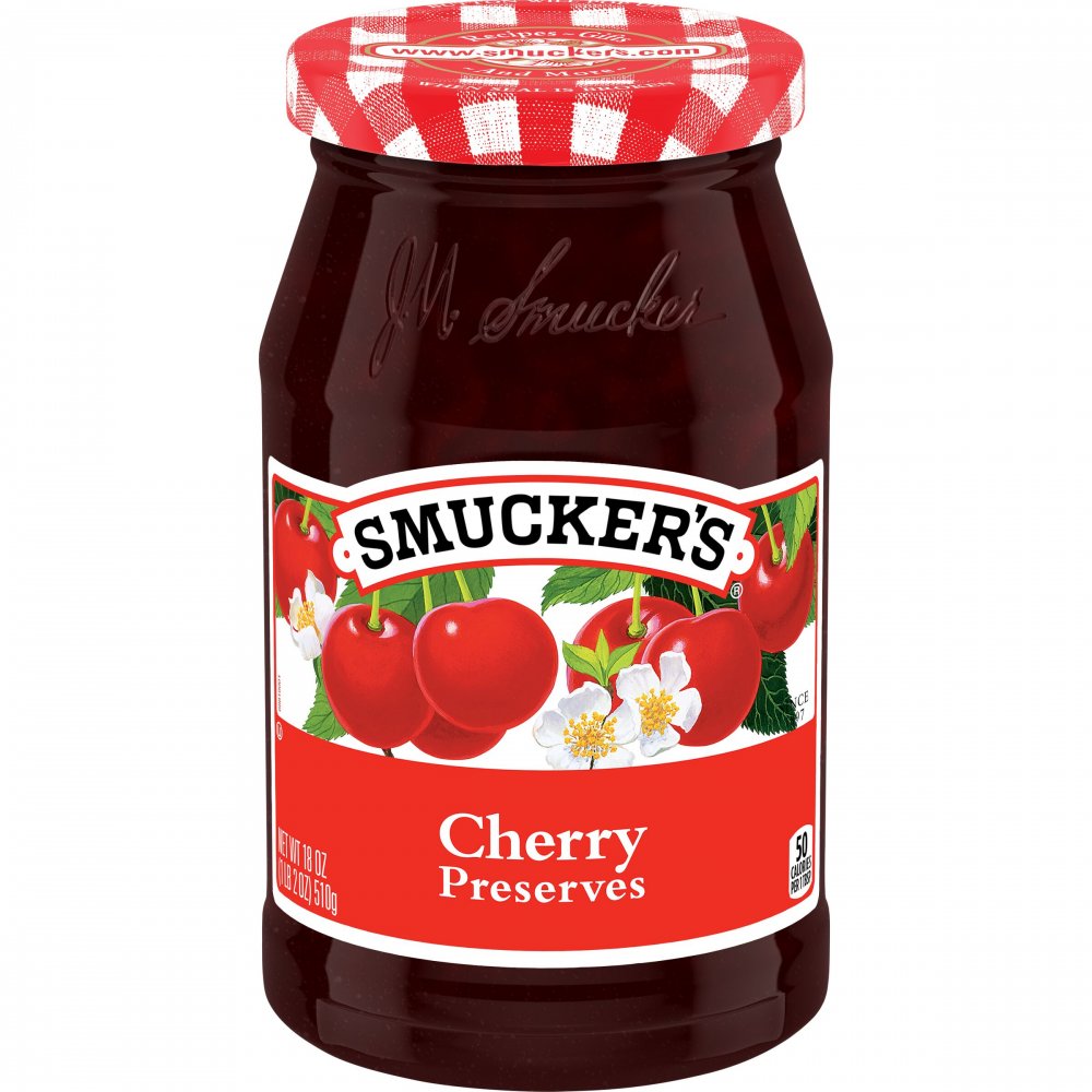 Smucker's Preserves Cherry 18oz Jar