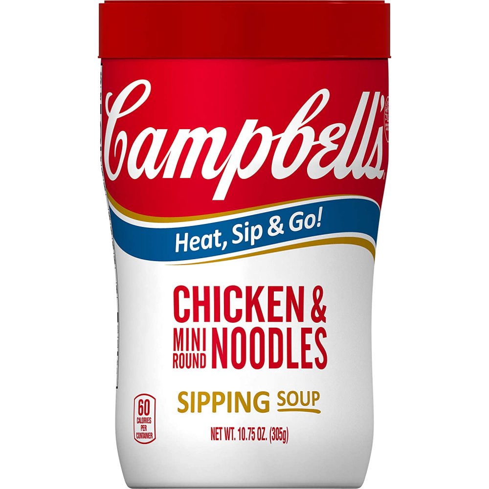 Campbell's Soup on the Go Chicken with Mini Round Noodles 10.75oz Can
