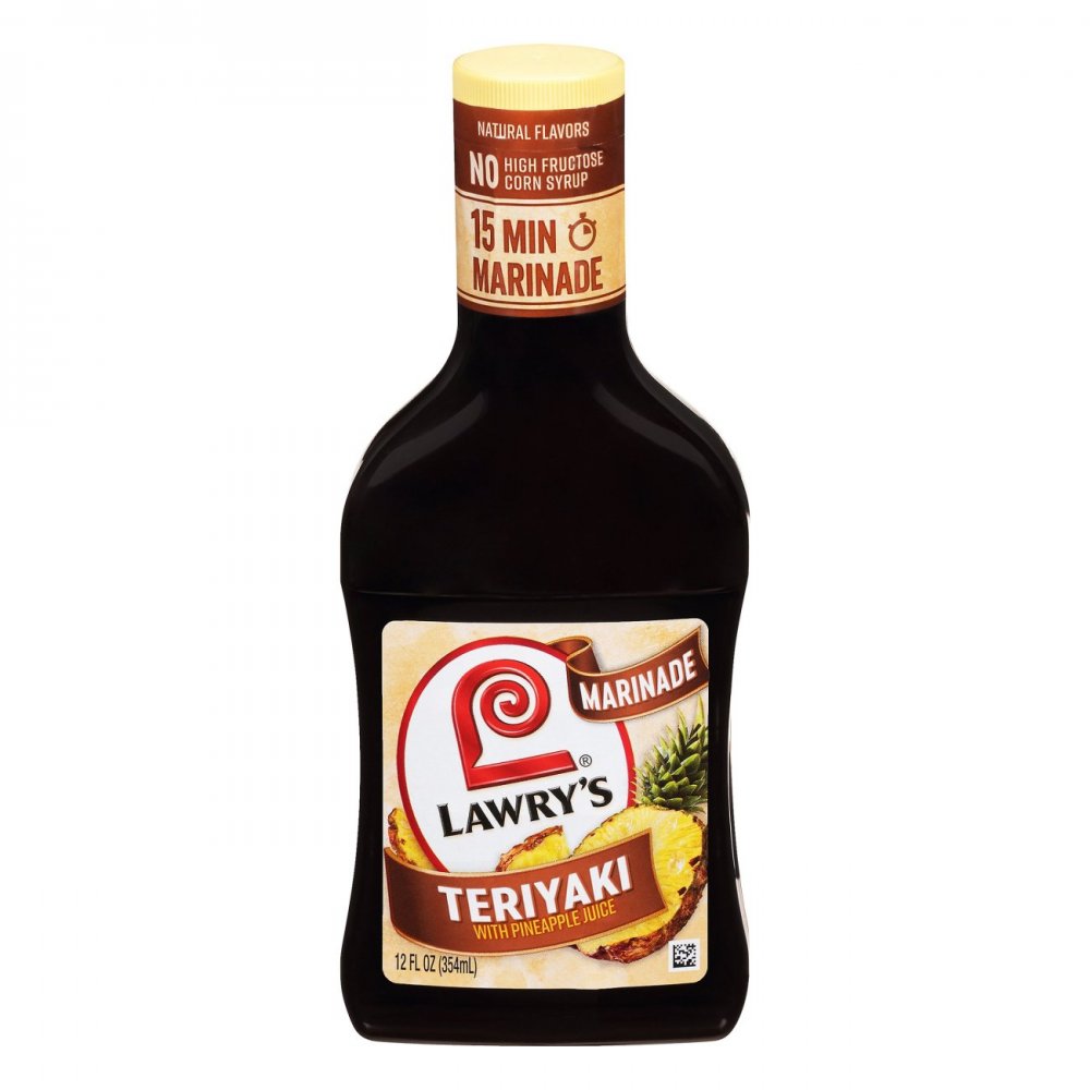 Lawry's 30 Minute Marinade Teriyaki with Pineapple Juice 12oz BTL