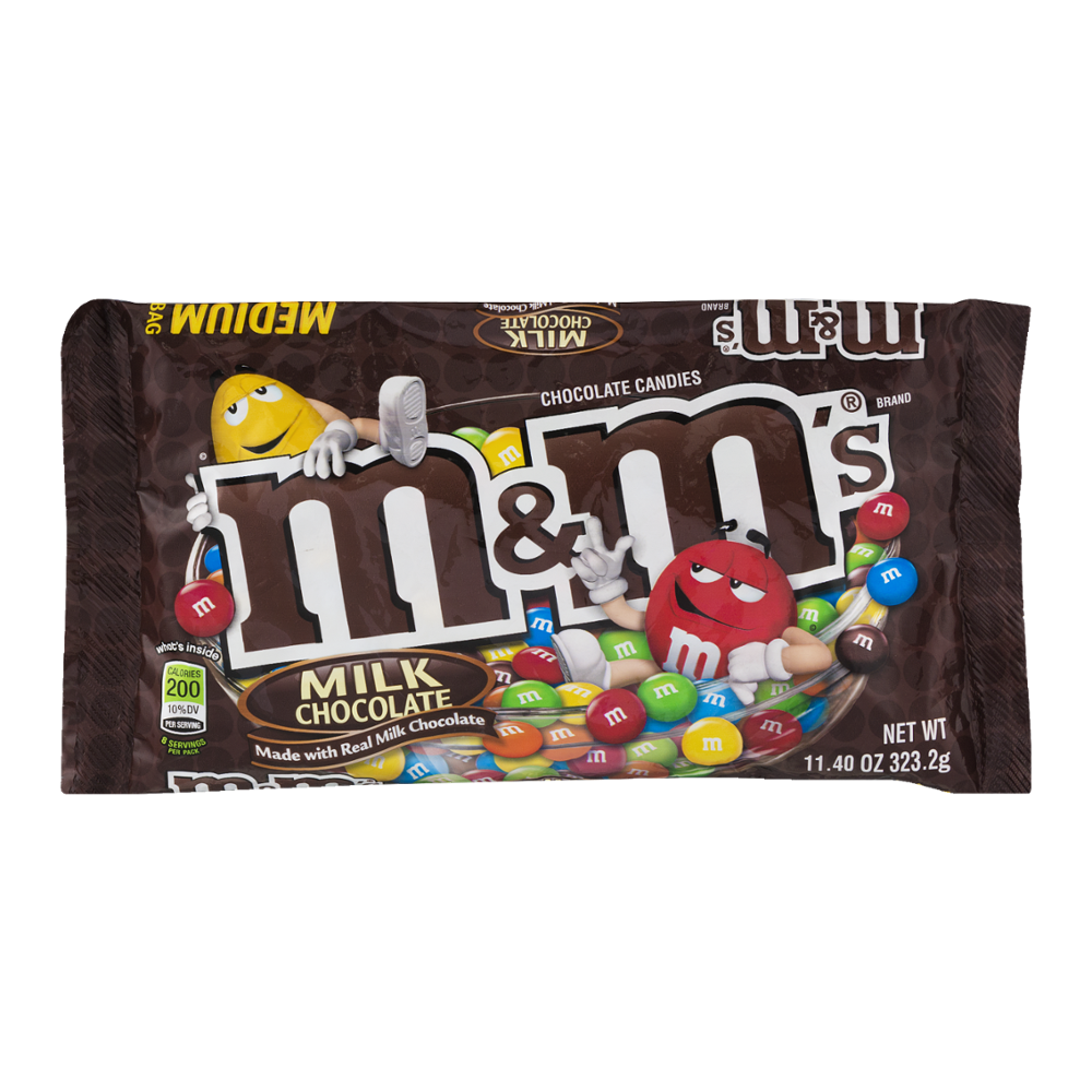M&M's Candies Milk Chocolate Plain 10.7oz Bag