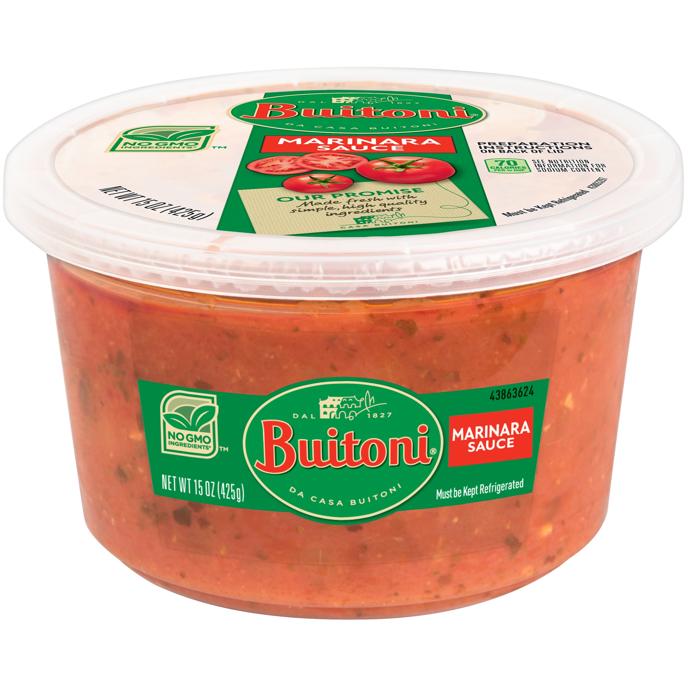 Buitoni Sauce Marinara 15oz Tub