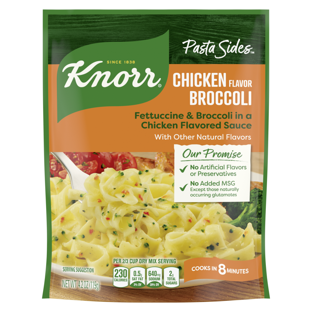 Knorr's Pasta Sides Chicken Broccoli Pasta 4.2oz Bag