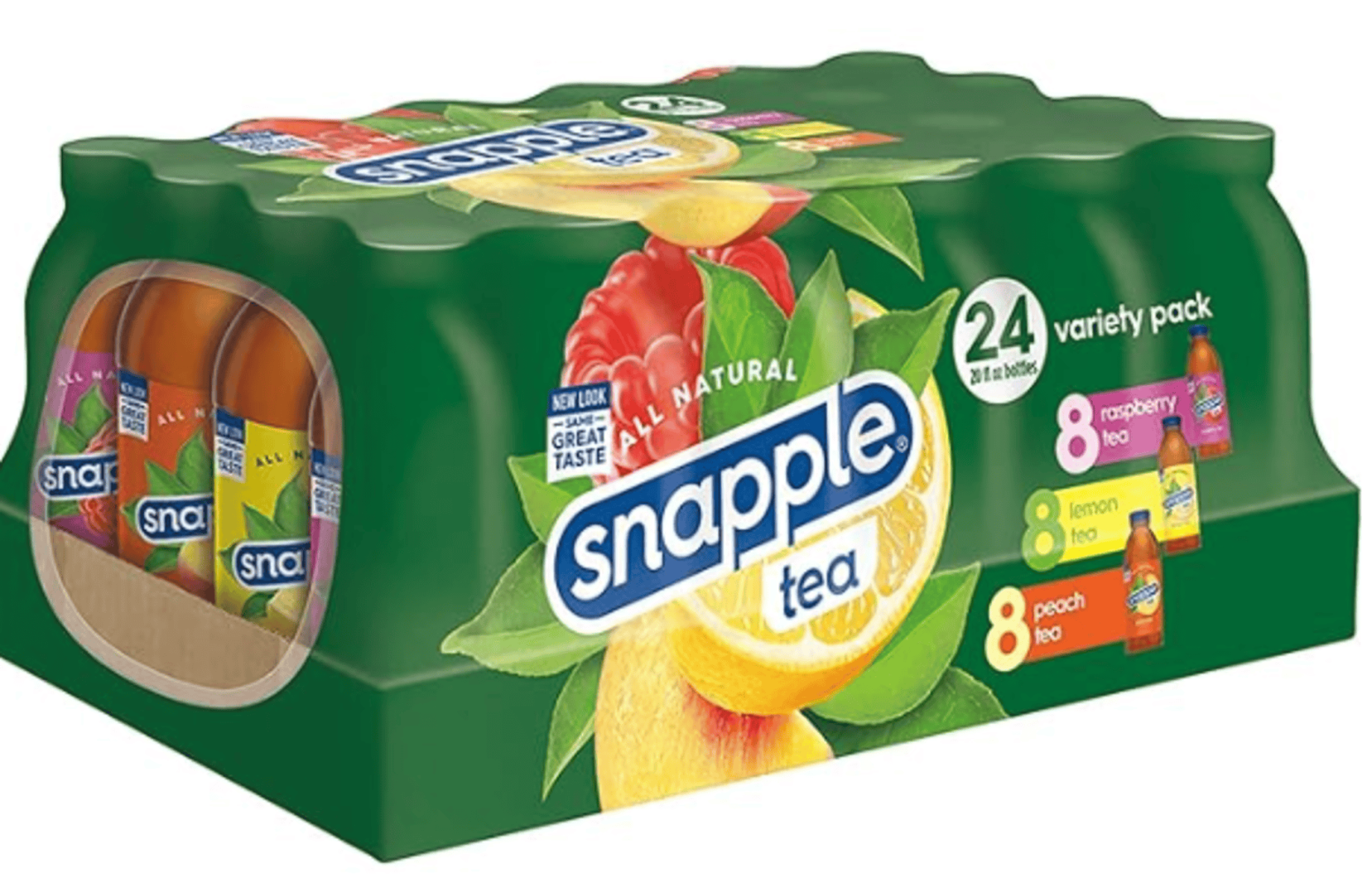 Snapple Tea Variety Pack 24CT Case 20oz Bottles