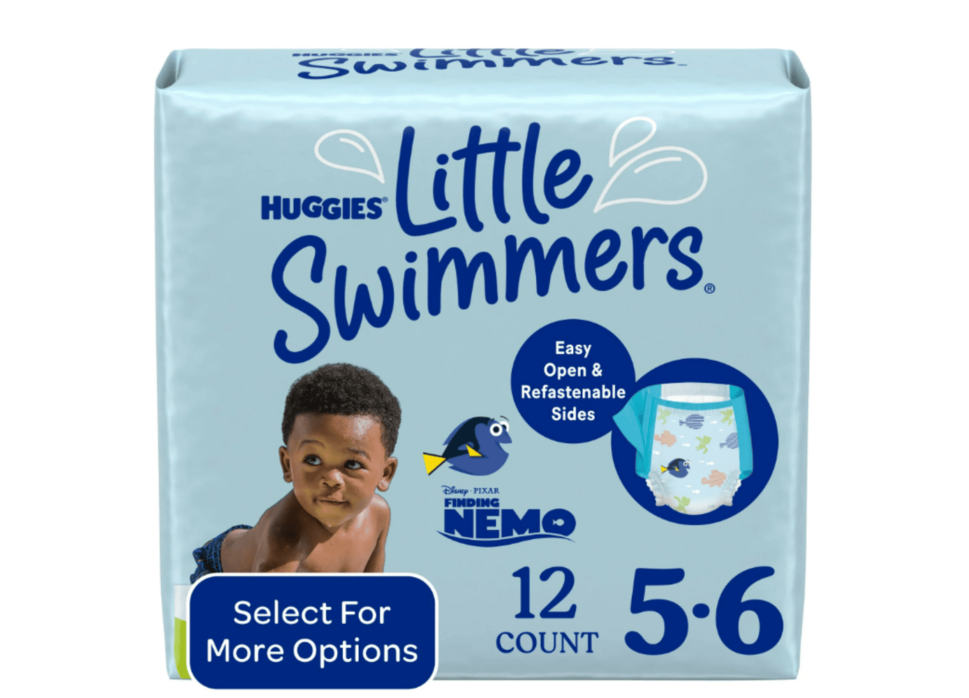 Huggies Little Swimmers Large (32+ LB)  Size 5+6 12 Count