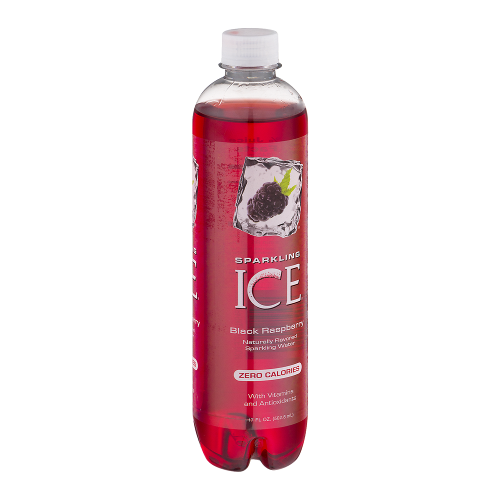 Sparkling Ice Flavored Sparkling Spring Water Black Raspberry 17oz Bottle