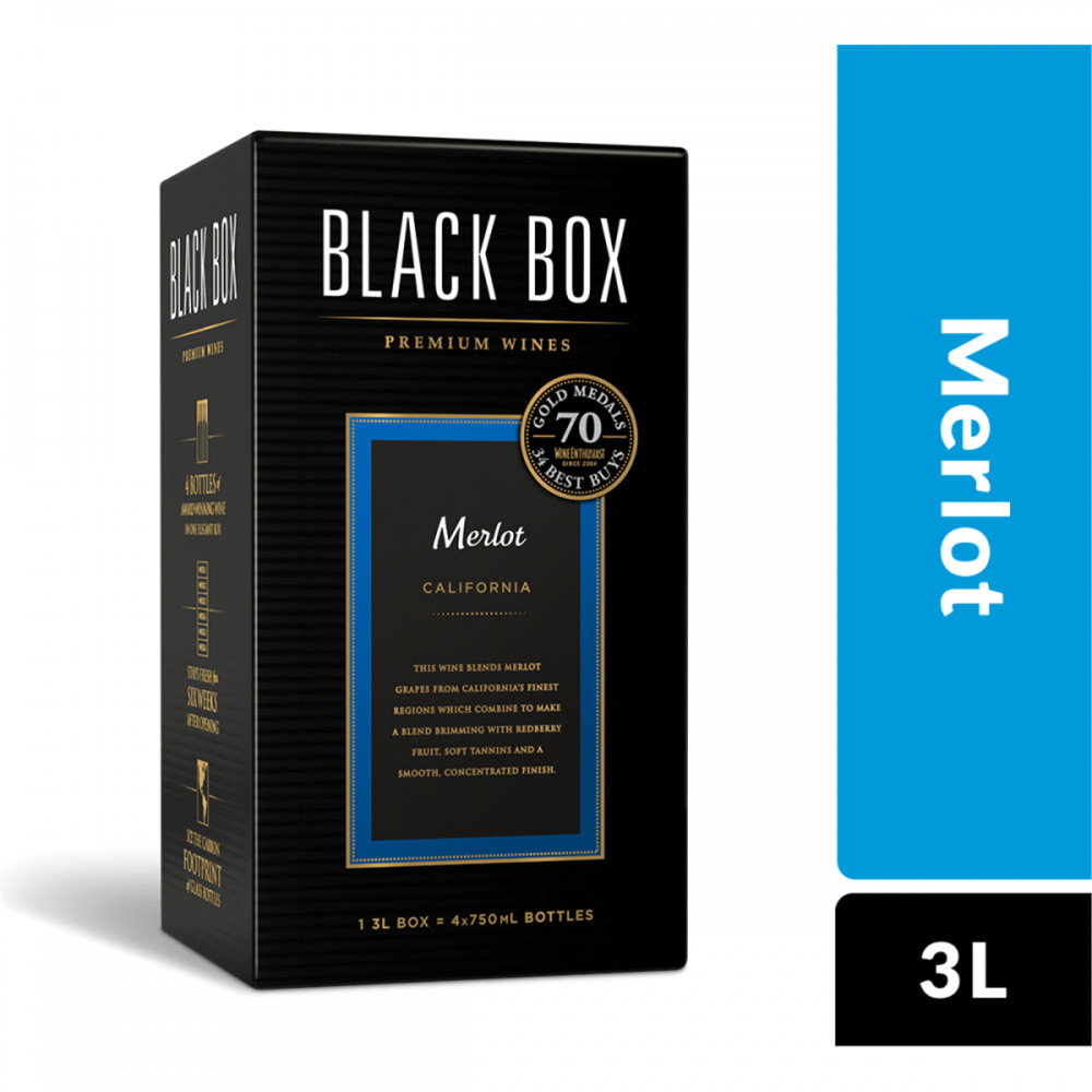 Black Box Merlot 3L Box *ID Required*