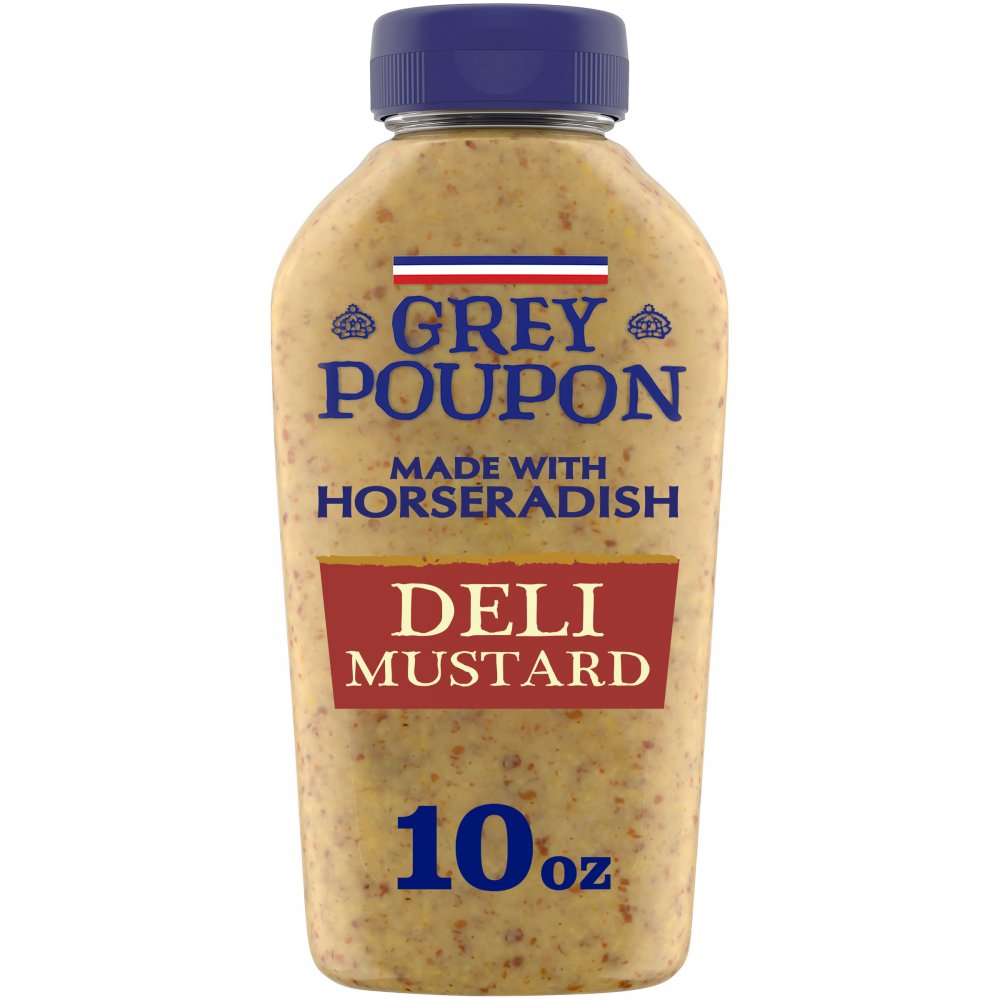 Grey Poupon Deli Mustard w/Horseradish 10oz Squeeze BTL
