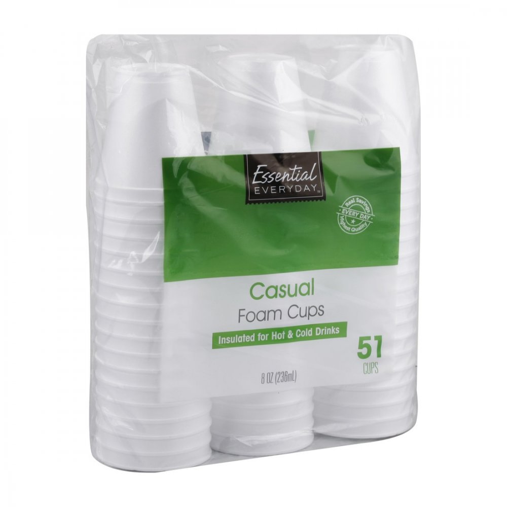 Store Brand Styrofoam Cups 8oz 50 CT