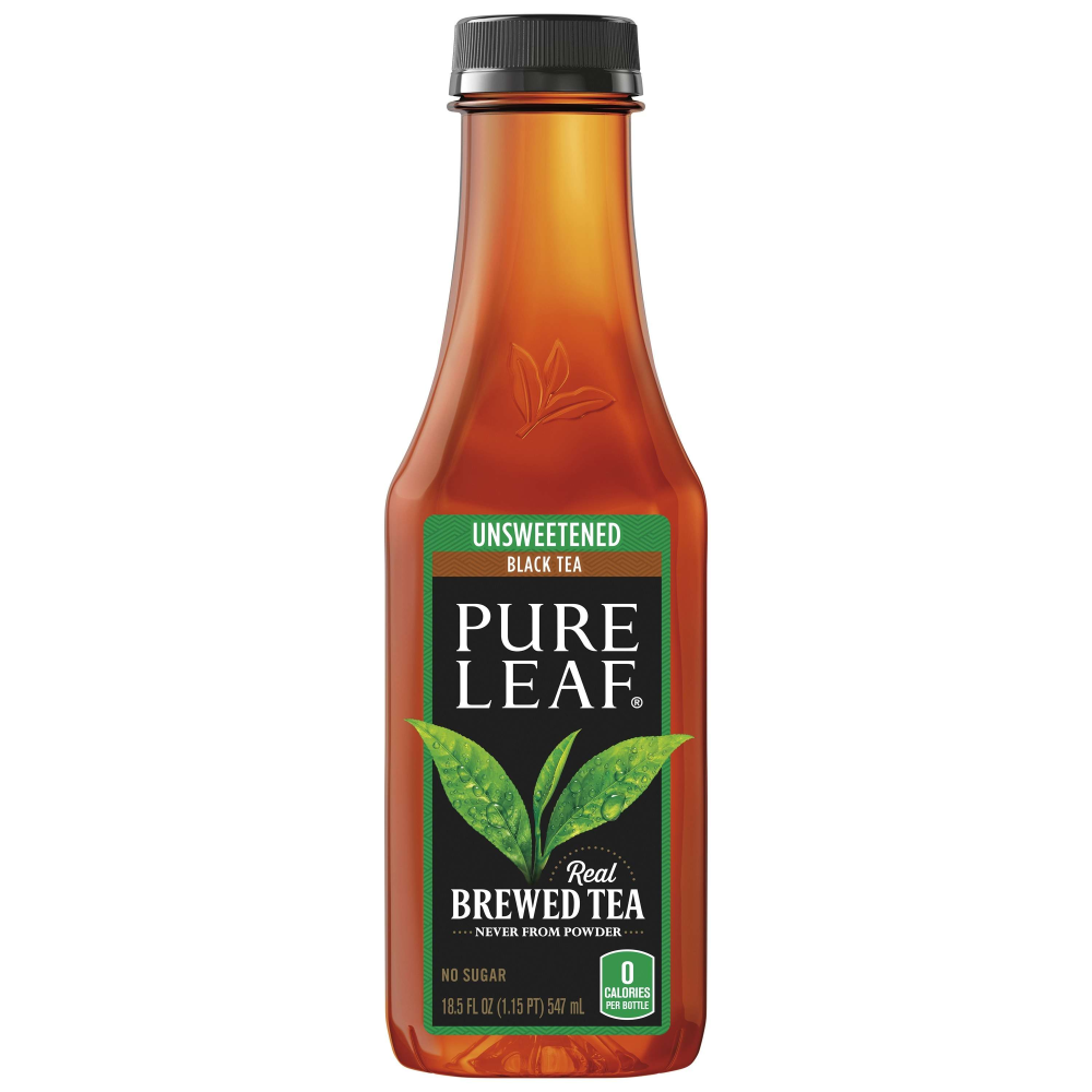 Pure Leaf Brewed Tea Unsweetened Black Tea 16.9 oz BTL