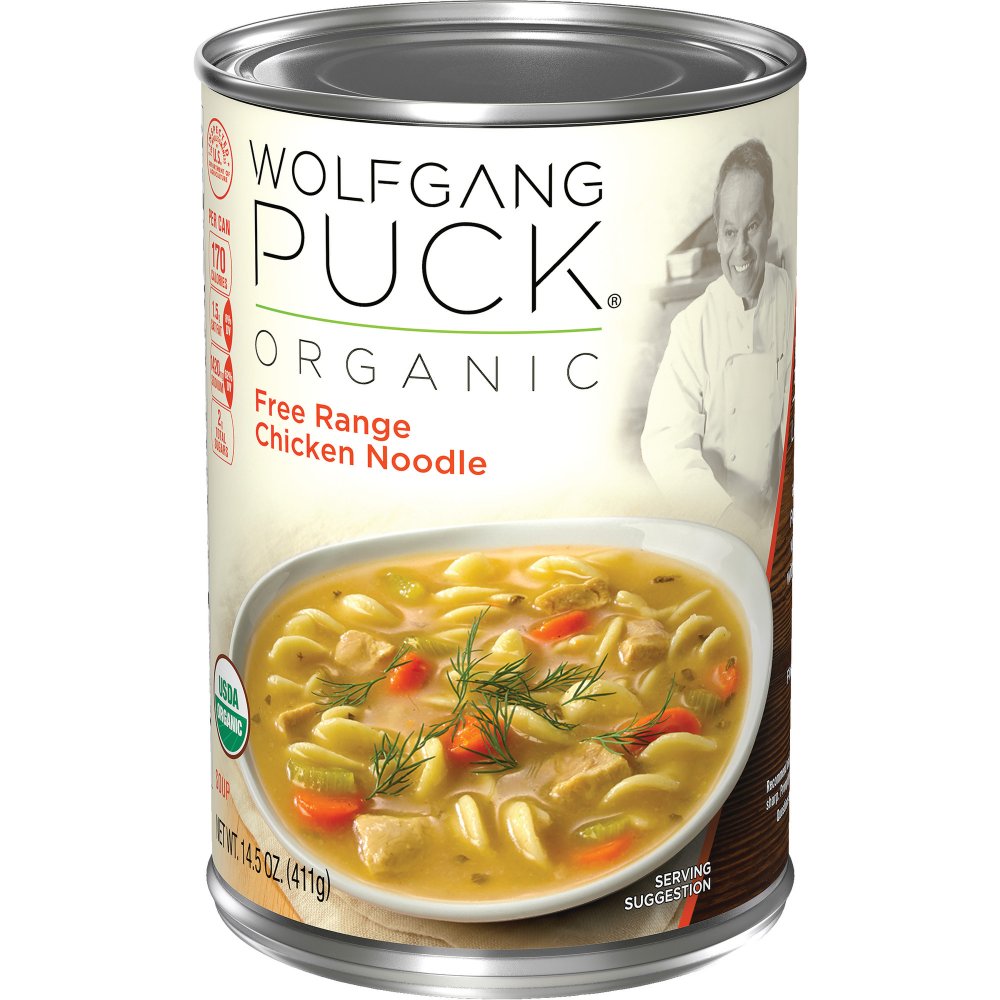 Wolfgang Puck Organic Free Range Chicken Noodle Soup 14.5oz Can