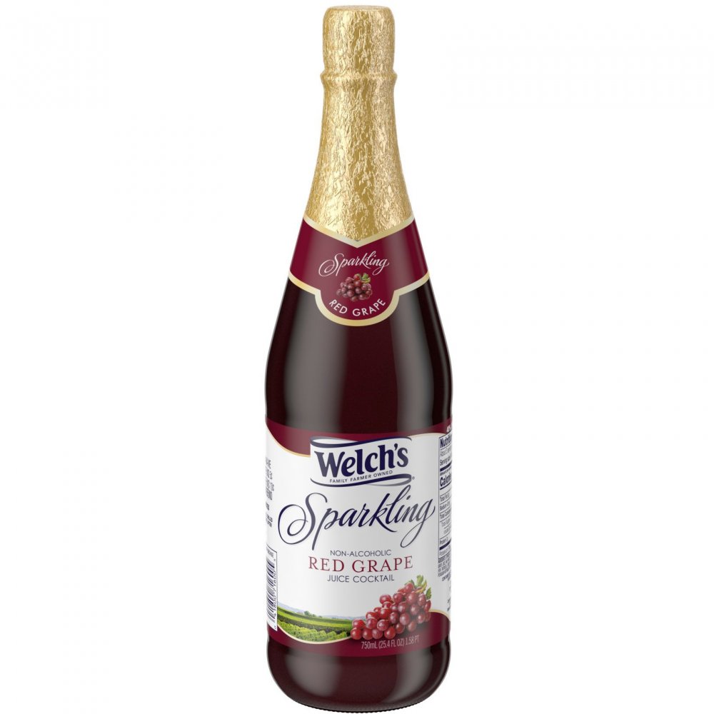 Welch's Sparkling Non-Alcoholic Juice Cocktail Red Grape 750ml BTL