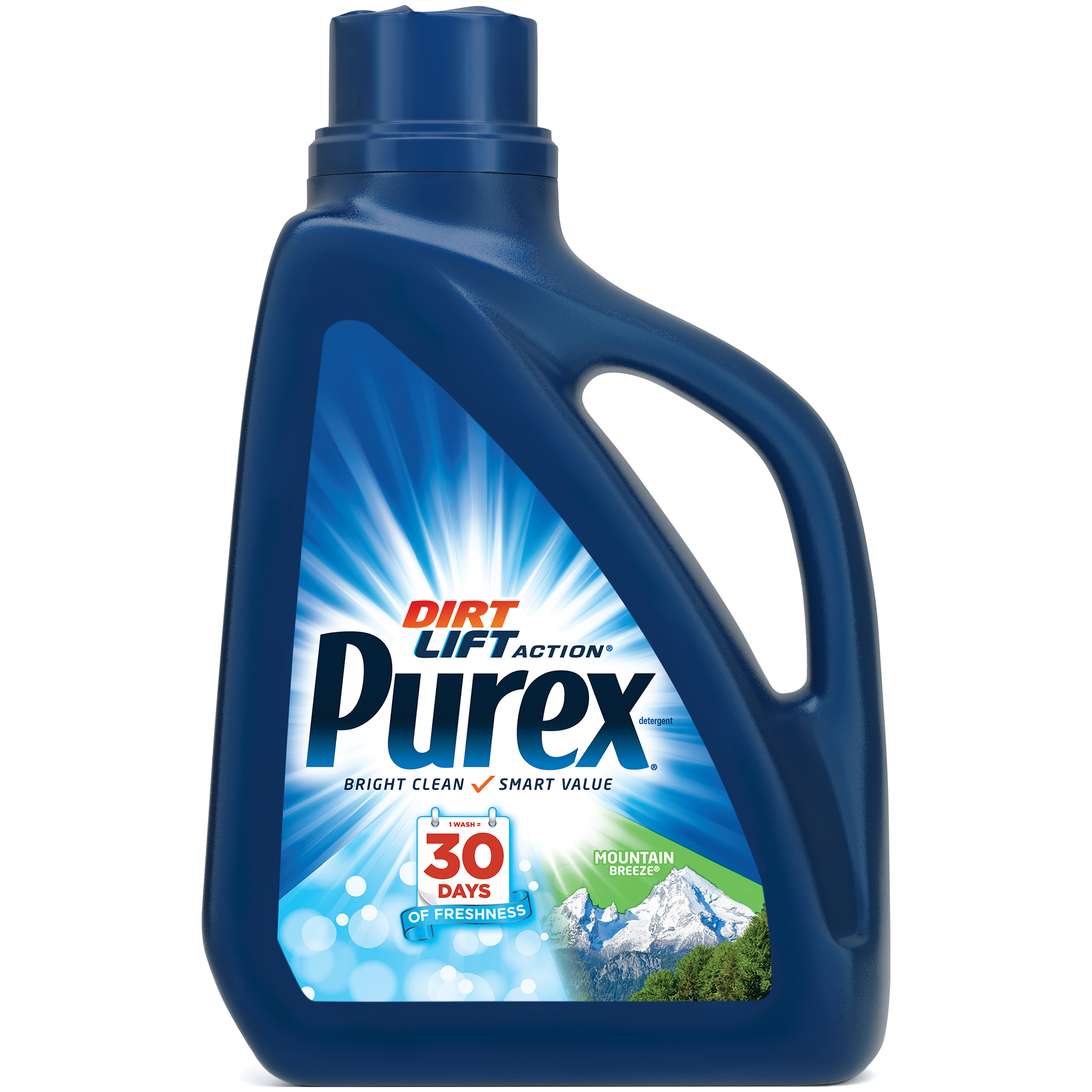 Purex Liquid Laundry Detergent Mountain Breeze 75oz BTL