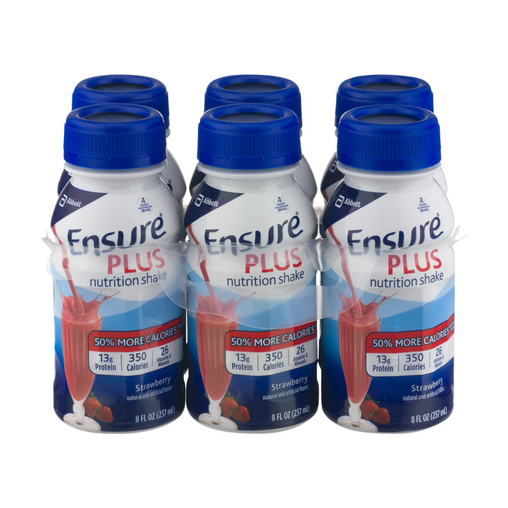 Ensure Plus Nutrition Shake Strawberry 8oz Each 6PK