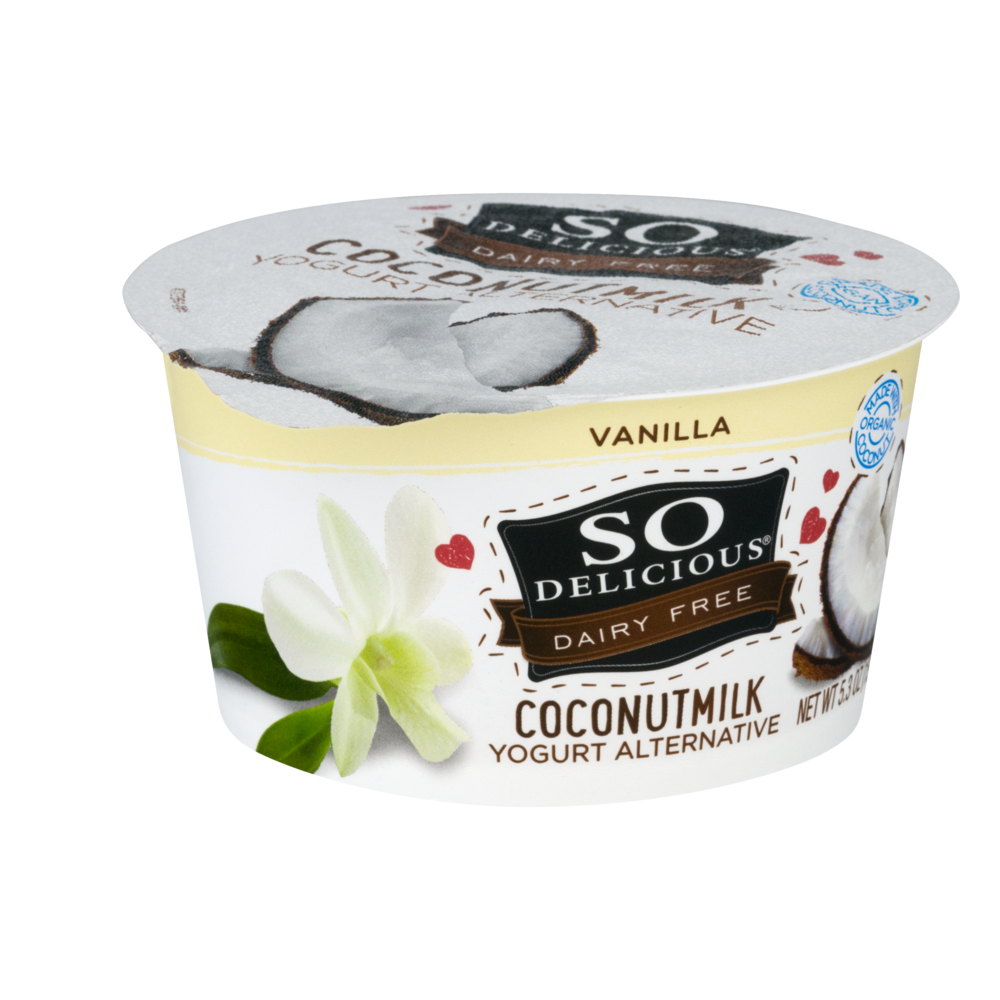 So Delicious Dairy Free Coconut Milk Yogurt Alternative Vanilla 5.3oz Cup