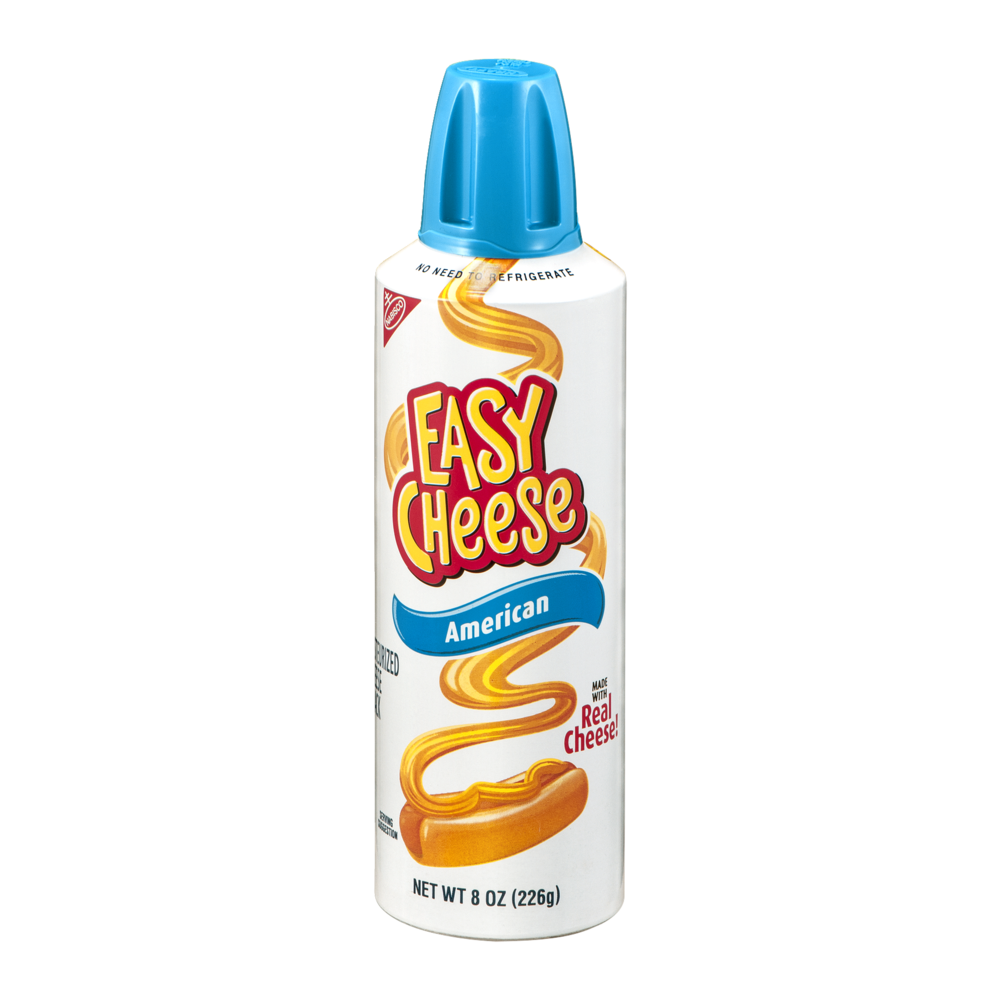 Nabisco Easy Cheese Pasturized Cheese Snack American 8oz Can