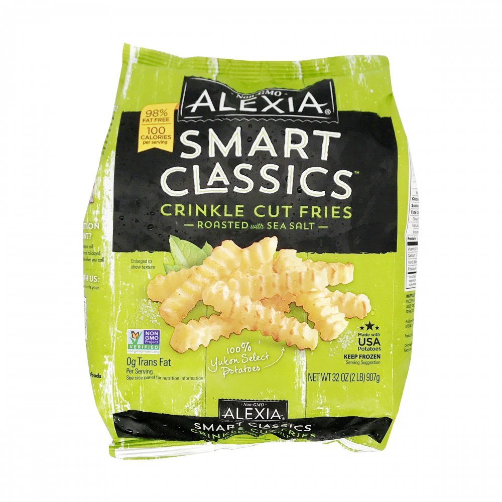 Alexia Smart Classics Crinkle Cut Fries with Sea Salt 32oz Bag