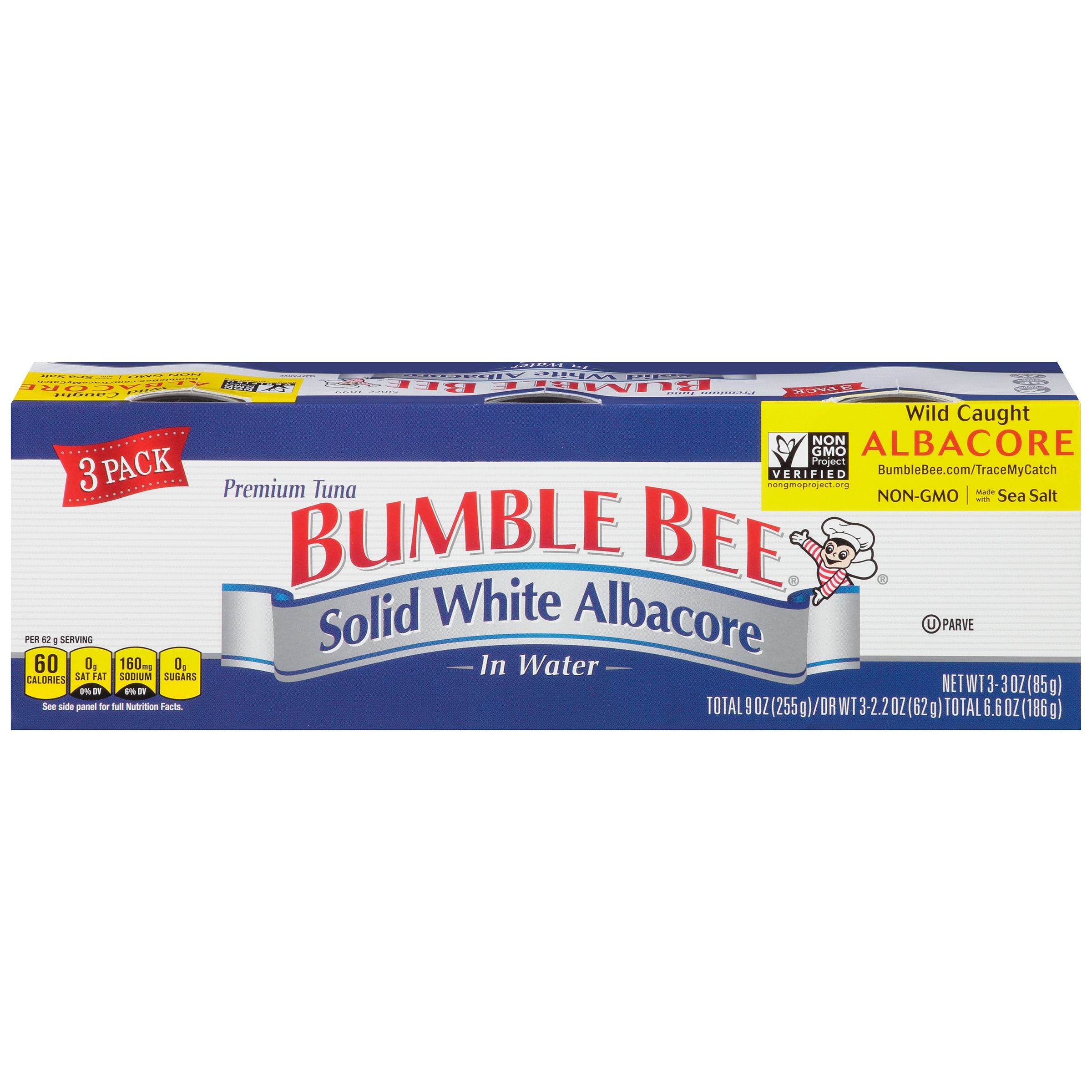 Bumble Bee Tuna Solid White Albacore in Water 3PK 3oz Cans