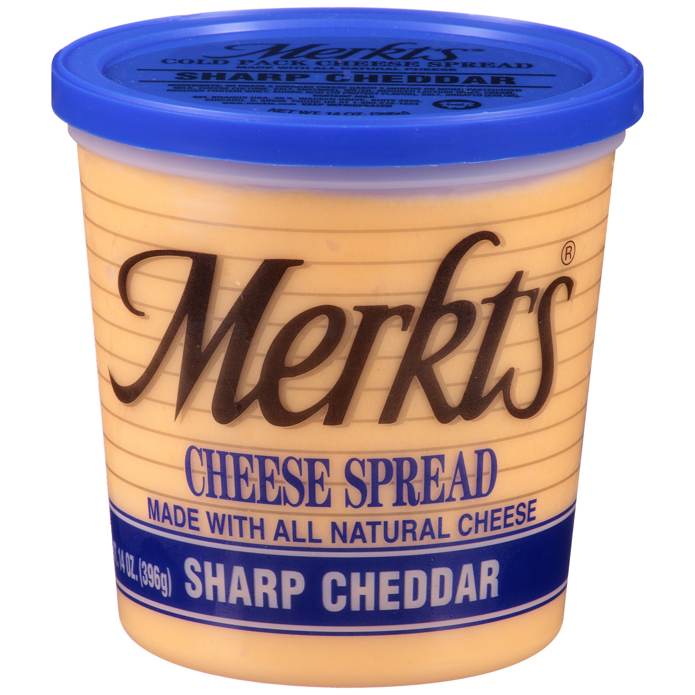 Merkts Sharp Cheddar Cheese Spread 12.9 oz. Tub