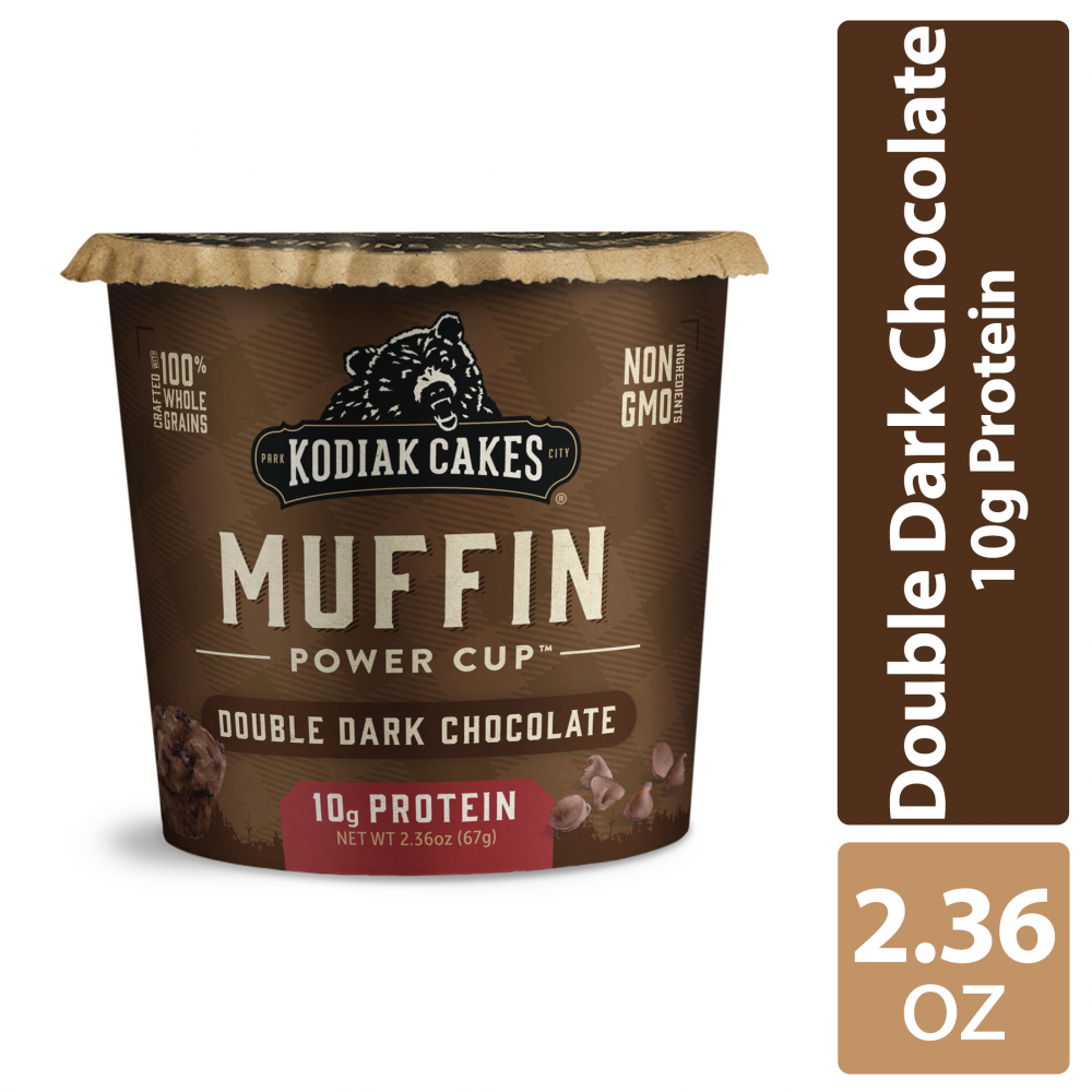 Kodiak Cakes Muffin Unleashed, Double Dark Chocolate Muffin, 2.36 OZ