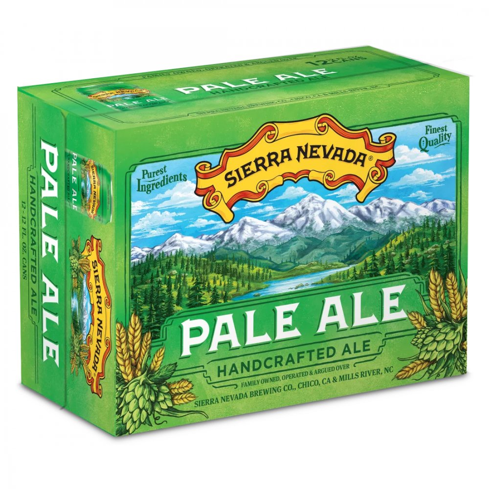 Sierra Nevada Pale Ale Beer - 12pk/12 fl oz CANS *ID REQUIRED*