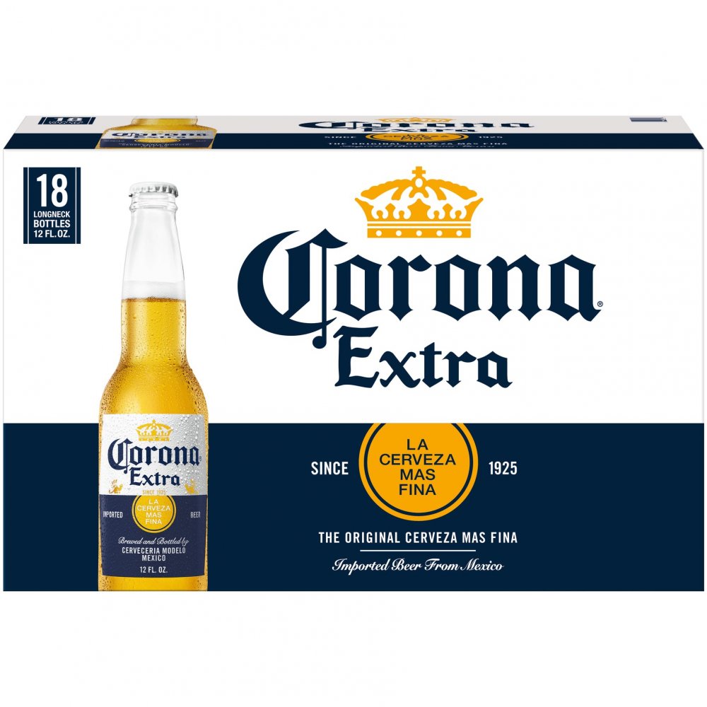 Corona Extra 18 Pack 12oz Bottles