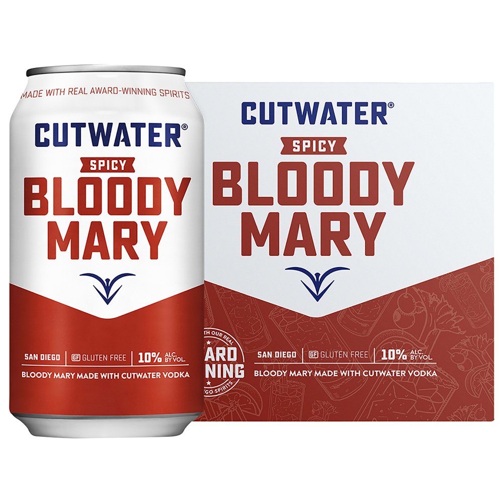 Cutwater Spicy Bloody Mary 4 Pack 12oz Cans