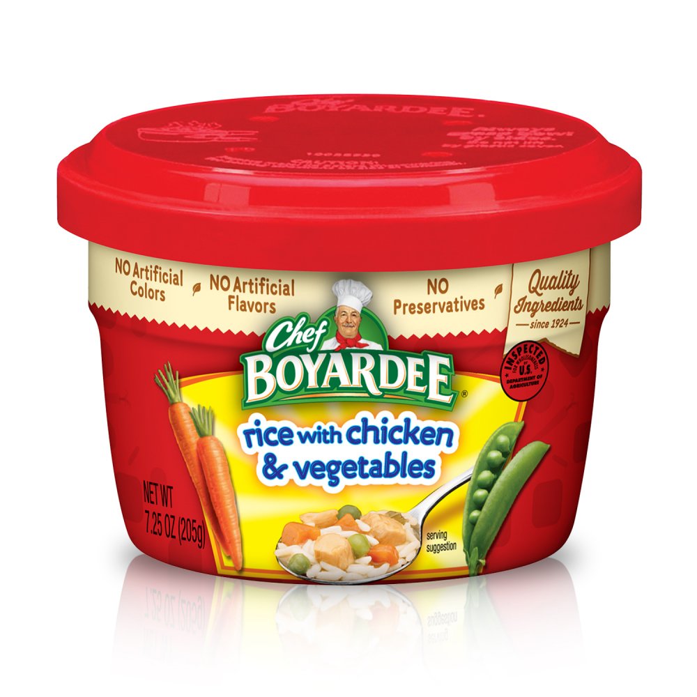 Chef Boyardee Microwave Rice Chicken & Vegetables 7.25oz Cup