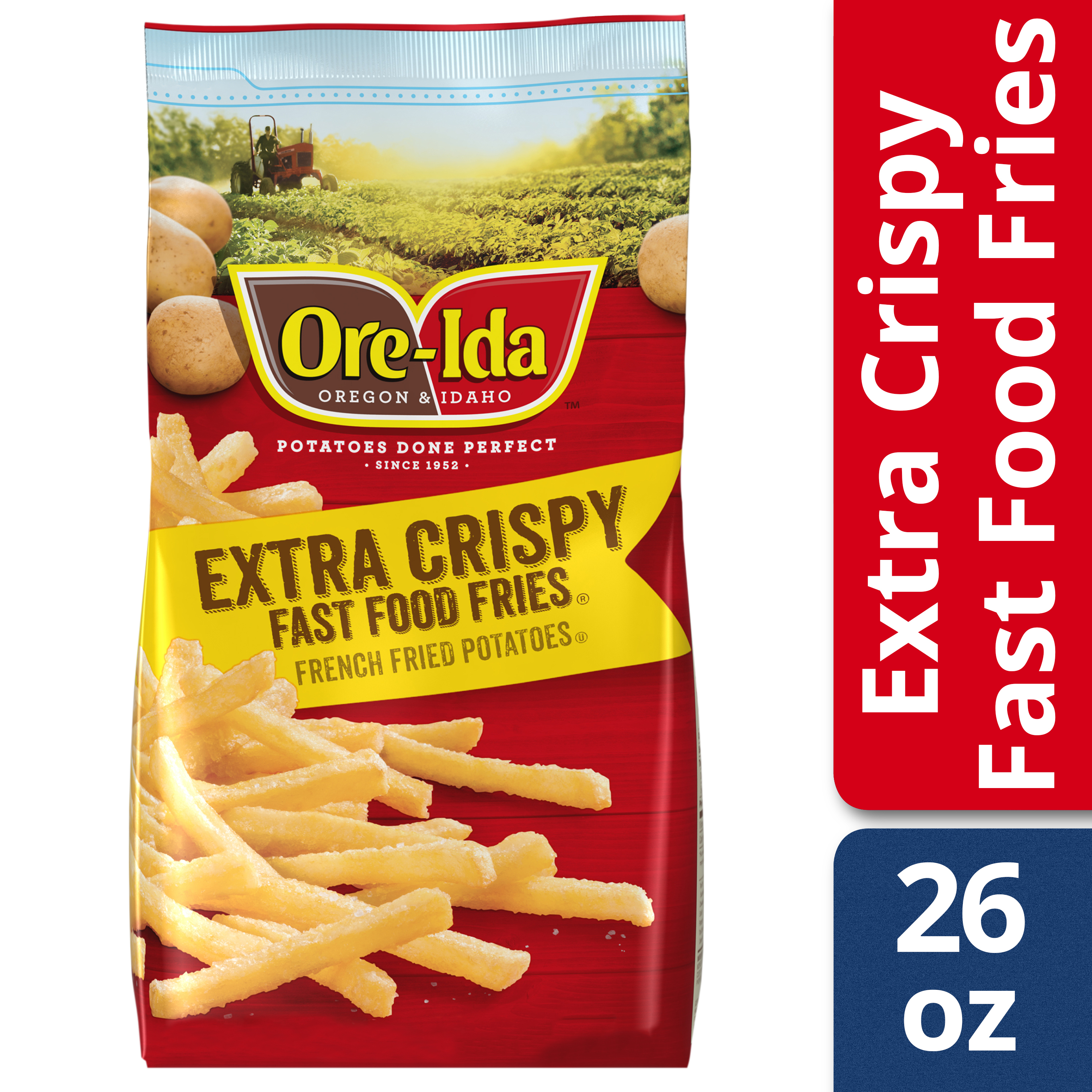 ORE- IDA Extra Crispy Fast Food Fries 26oz