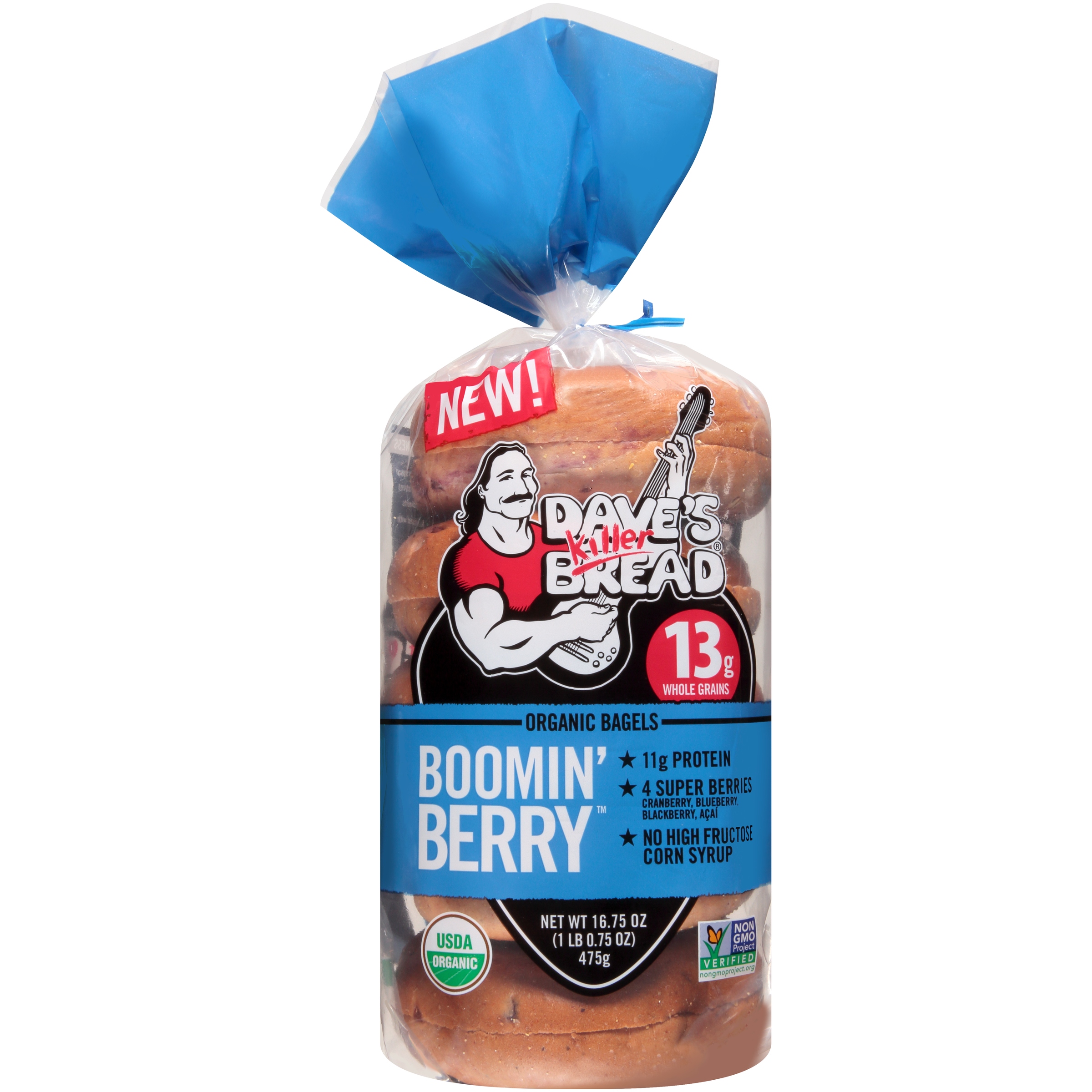 Dave's Killer Bread Boomin Berry Bagels 16.75 oz 5ct