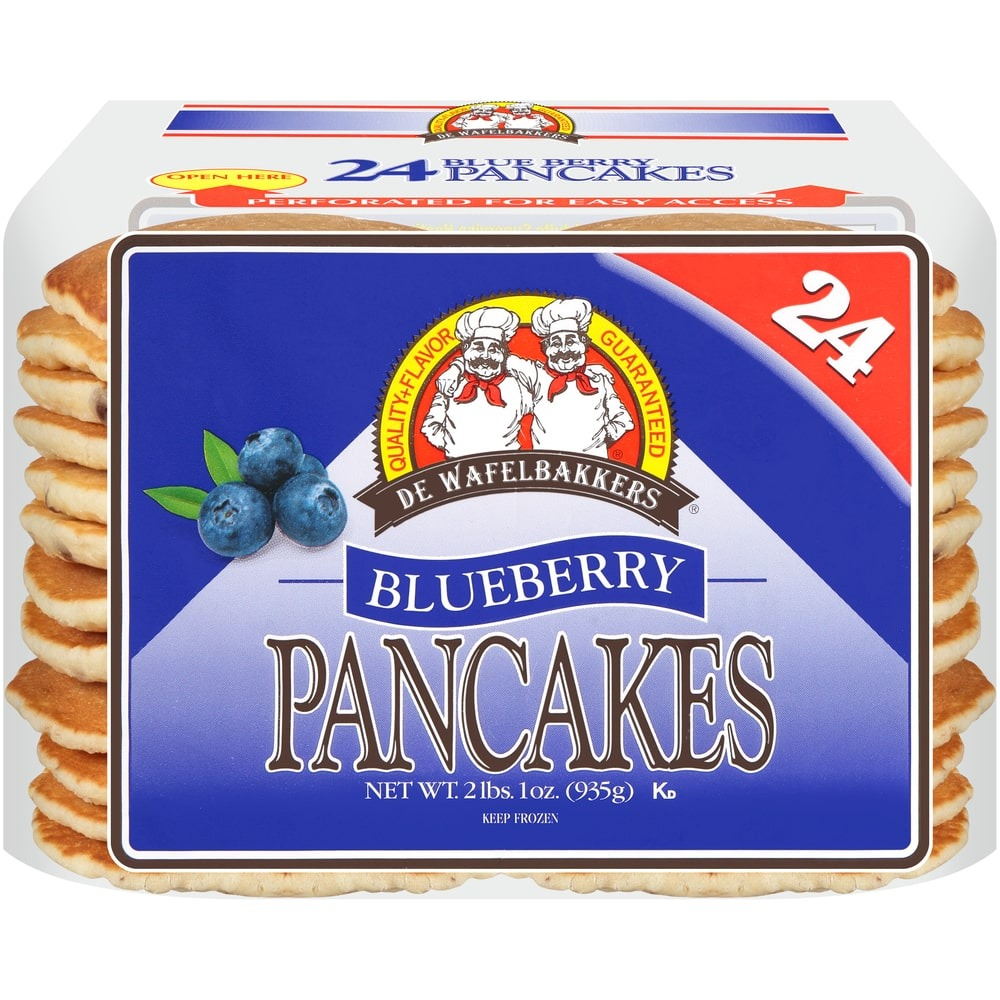 Wafelbakkers Blueberry Pancakes 24 count