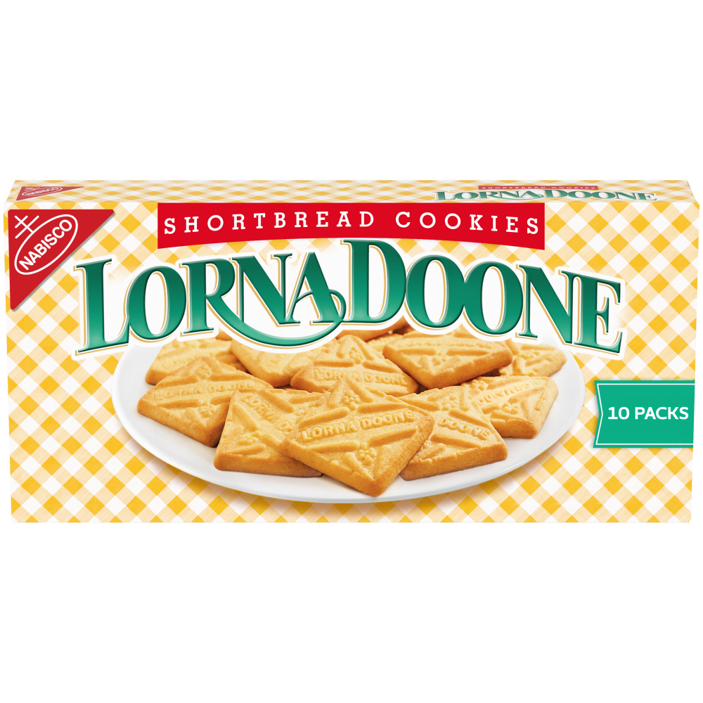 Lorna Doone Shortbread Cookies - 10 Snack Packs 4 cookies Per Pack