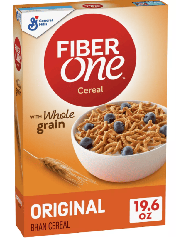 General Mills Fiber One Original Bran Breakfast Cereal 19.6oz - 
