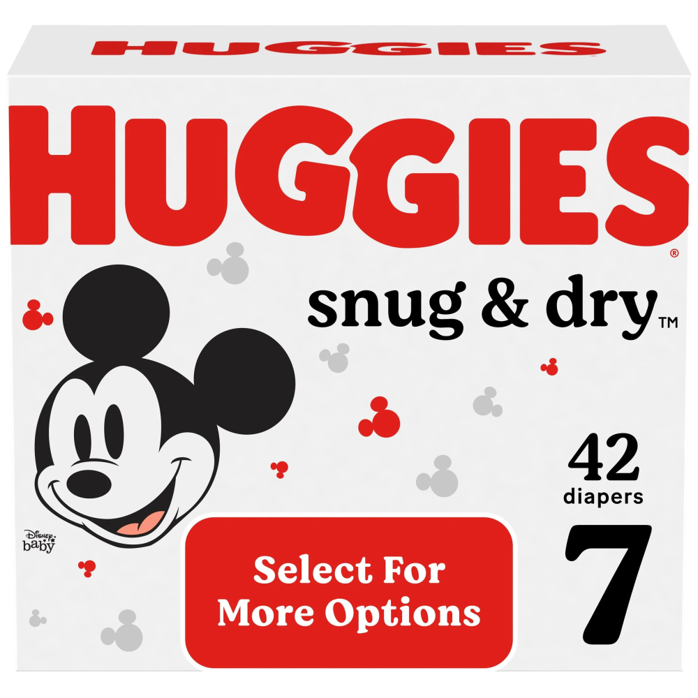 Huggies Snug & Dry Diapers  Size 7  42 Ct 
