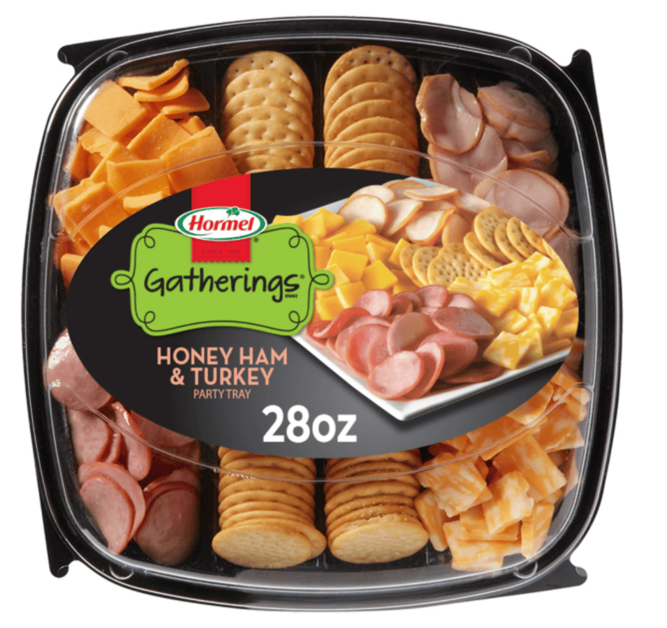 Hormel Gatherings Honey Ham & Turkey Ready-to-go Deli Meat and Cheese Party Tray