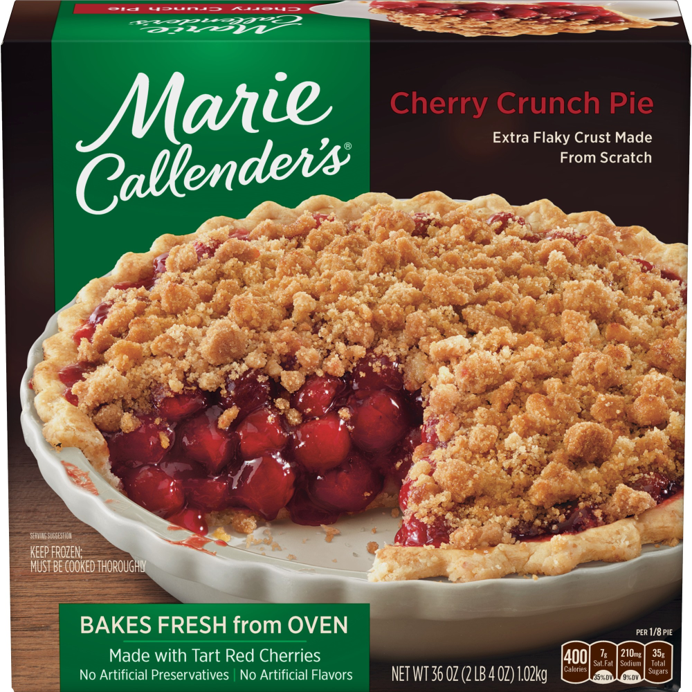 Marie Callender's Ready To Bake Cherry Crunch Pie Frozen Dessert