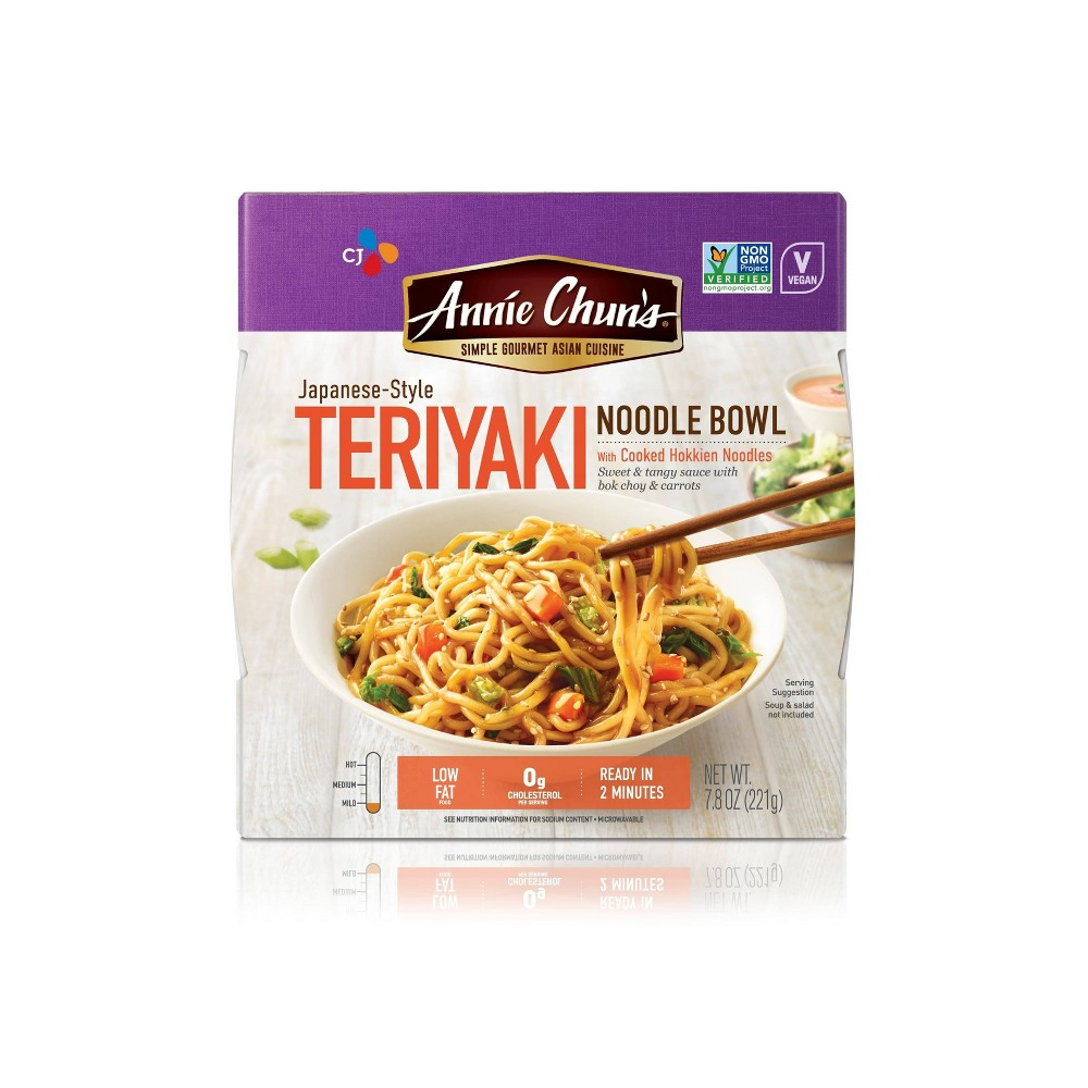 Annie Chun's, Japanese-Style, Noodle Bowl, Teriyaki, Mild, 7.8 Oz 