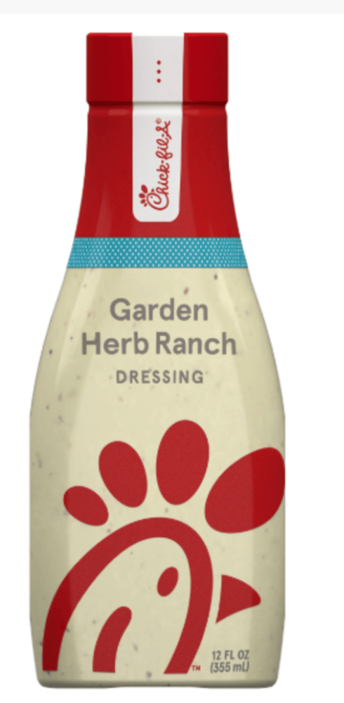 Chick-Fil-a Garden Herb Ranch Refrigerated Salad Dressing  12 Fluid Oz Bottle  