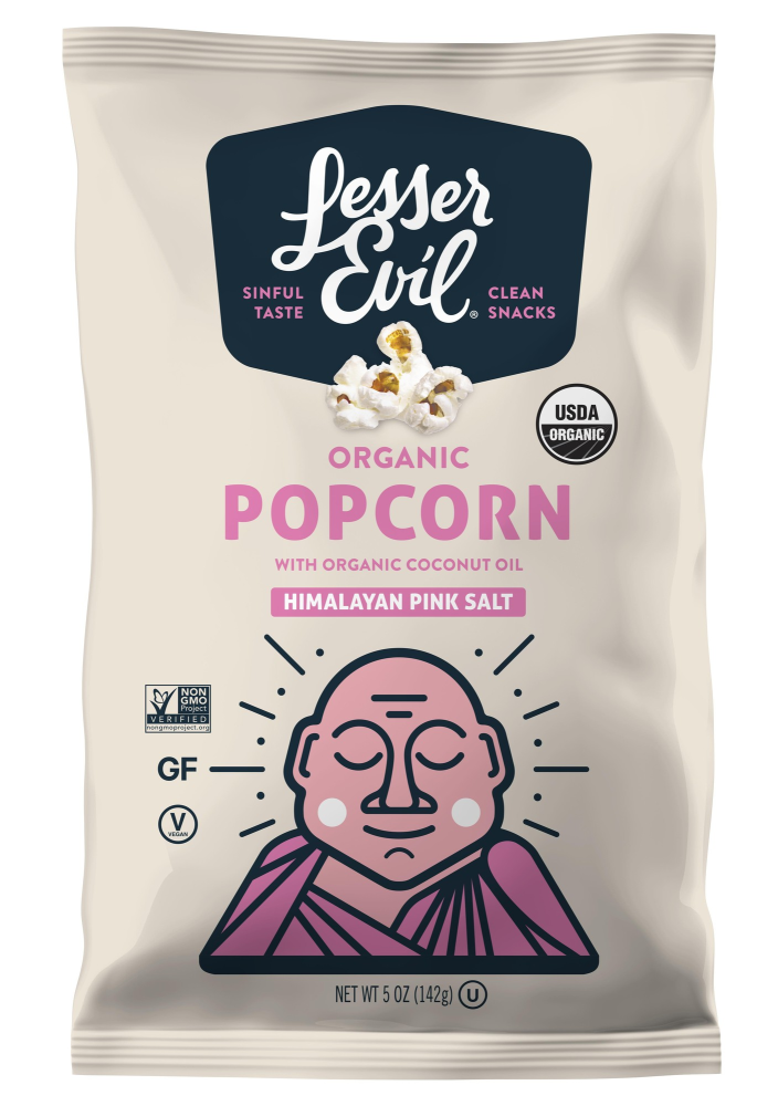 LesserEvil, Popcorn, Himalayan Pink Salt, 4.6 Oz 