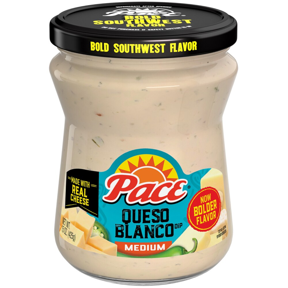 Pace Medium Queso Blanco Cheese Dip 15oz 