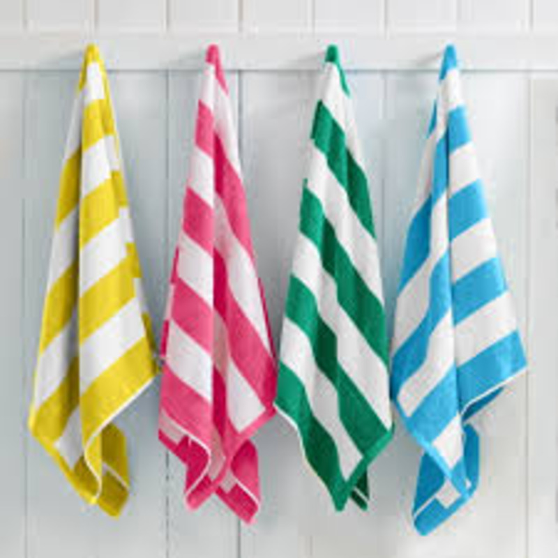 Store Brand Cabana Stripe Beach Towel 58"x28"