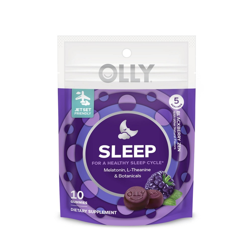 OLLY 3mg Melatonin Sleep Gummies - Blackberry Zen - 10ct