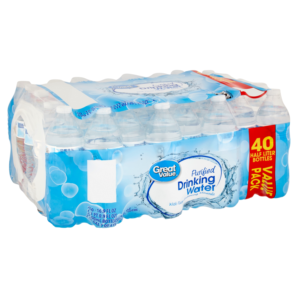 Store Brand Purified Drinking Water 40 Bottle Value Pack 16.9 Oz