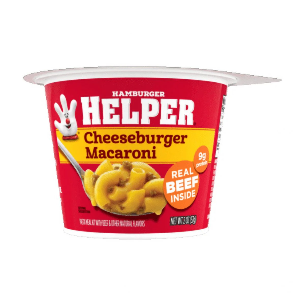 Hamburger Helper Cheeseburger Macaroni 2oz Microwave Cup