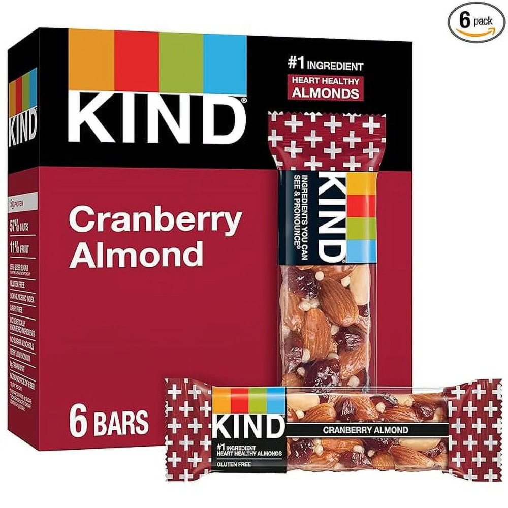 KIND Cranberry Almond Bars, 6 Ct, 8.4 Oz