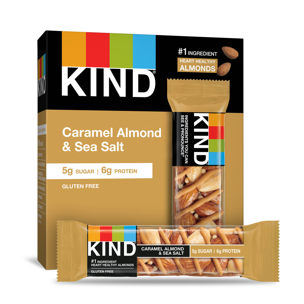 KIND  Caramel Almond & Sea Salt Bars  6ct 8.4oz