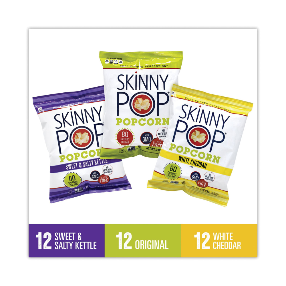 Skinny Pop Variety Snack Pack 36 ct
