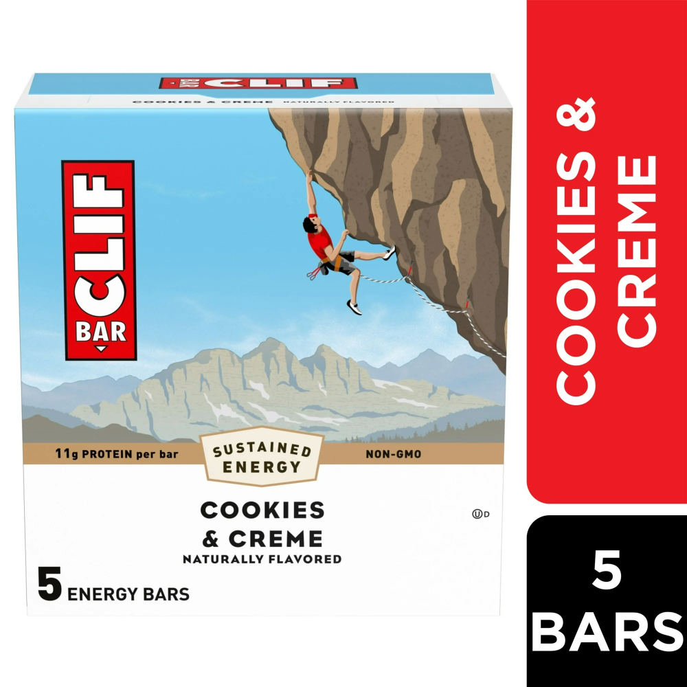 CLIF Bar Cookies & Crème Energy Snack Bars 5ct 
