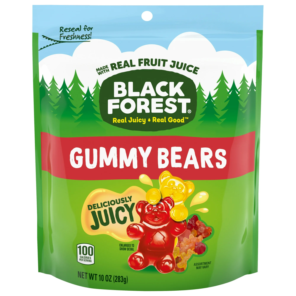 Black Forest Gummy Bears Candy 10 OZ Bag