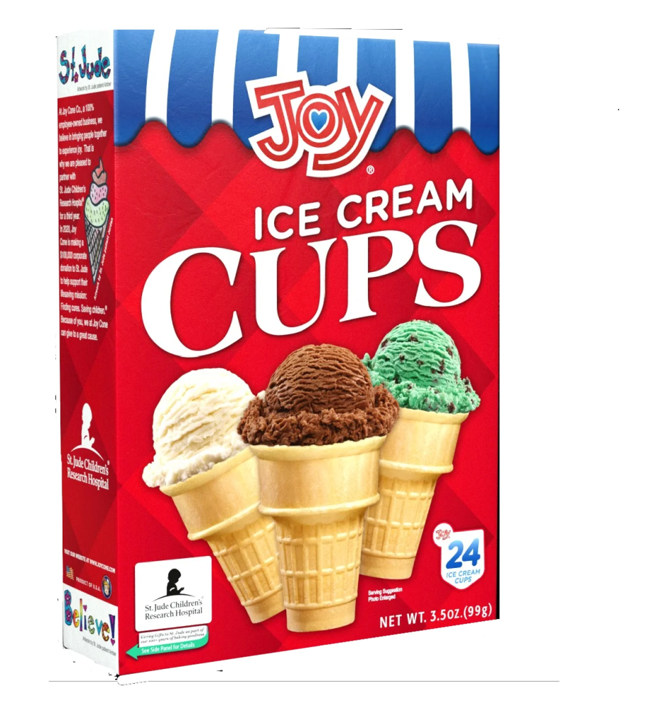 Joy Ice Cream Cups  3.5 Oz.  24 Count