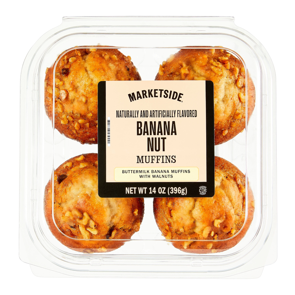 Store Bakery Banana Nut Muffins 4 CT